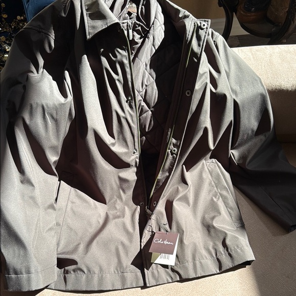 Cole Haan Men's Brown Jacket with detachable Vest - Picture 1 of 7